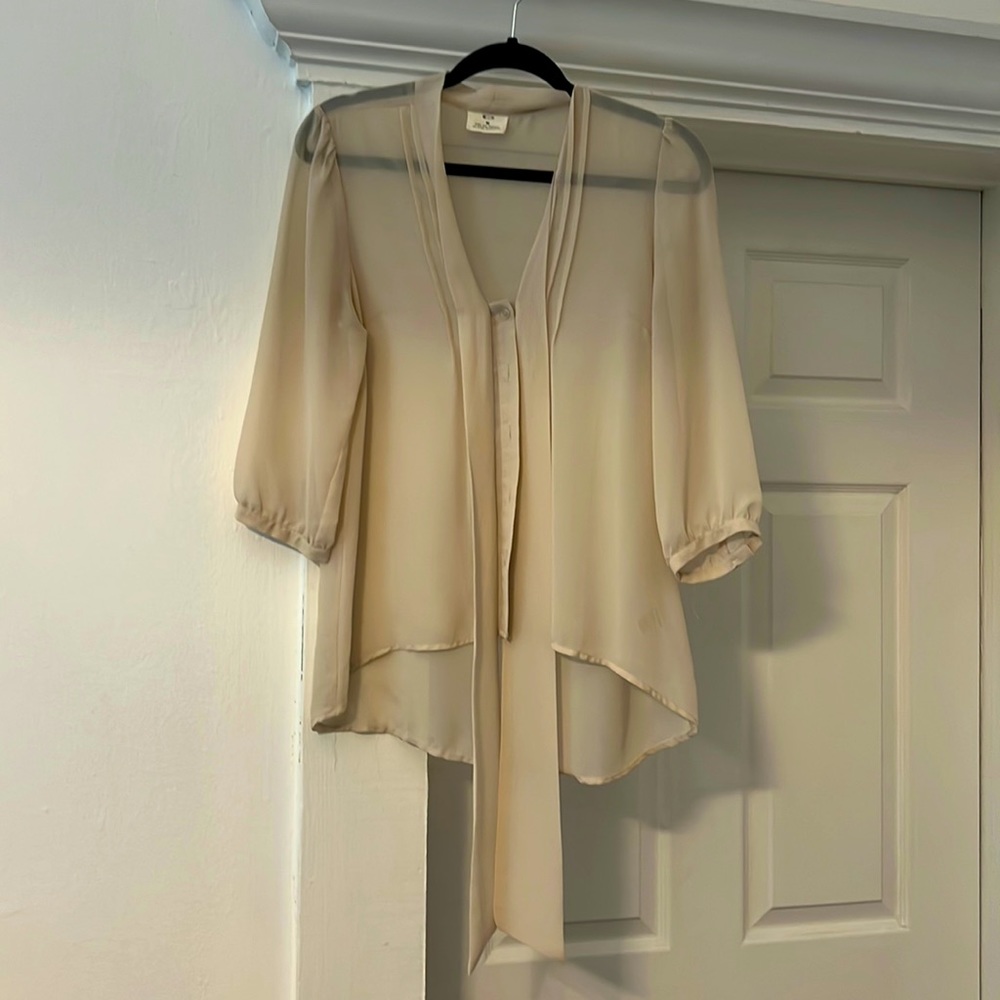 Pins and Needles 3/4 Sleeve Blouse